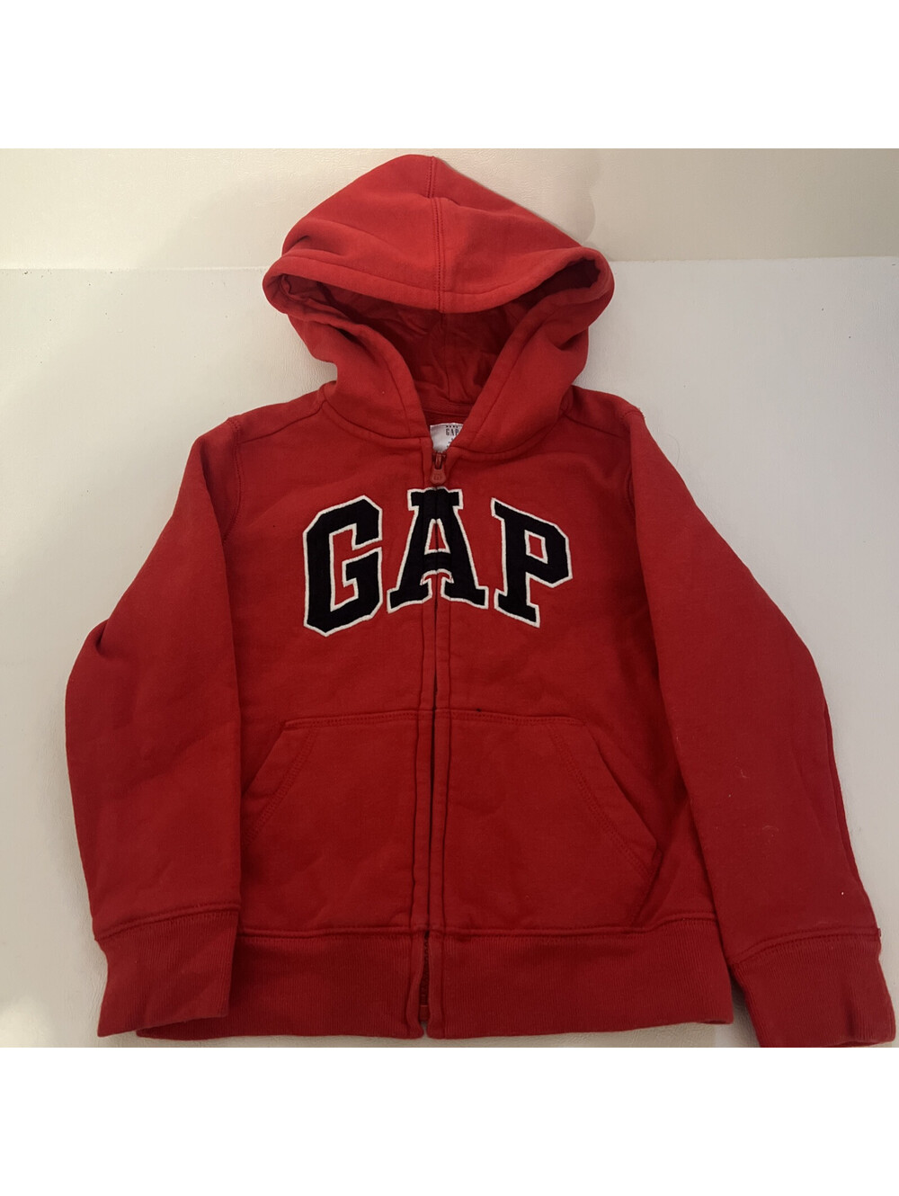 Gap kids Size Large Red Fleece Zip Up Hoodie Jacket Size T5